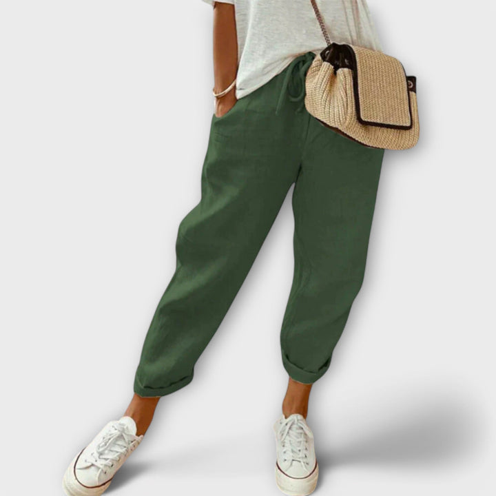 Janelle Relaxed Linen Trousers