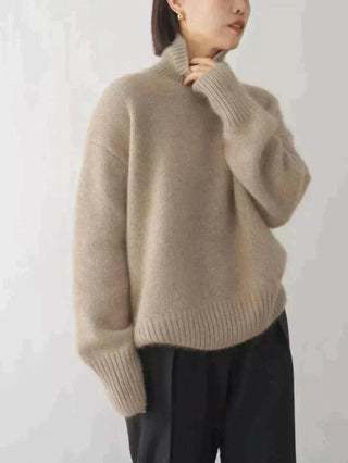 Isabella Cashmere High Neck Sweater