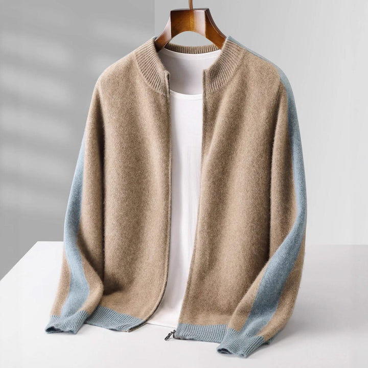 Ferrara Cashmere Zip Through Jacket