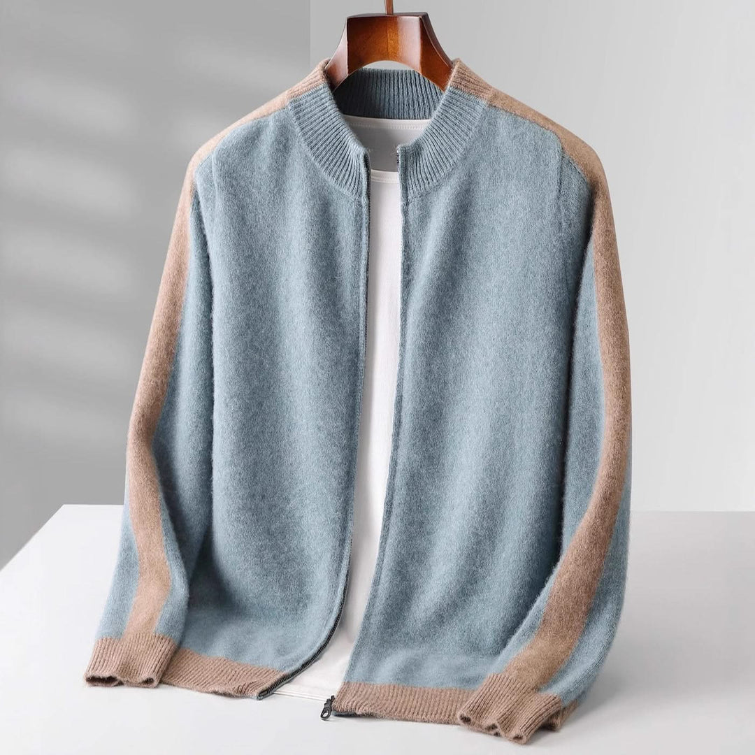 Ferrara Cashmere Zip Through Jacket