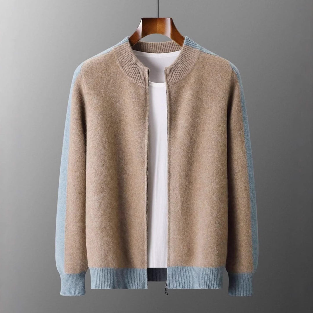 Ferrara Cashmere Zip Through Jacket