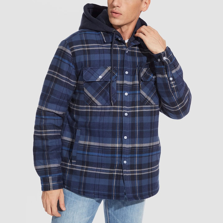 Harry Jacket Flannel with Removable Hood