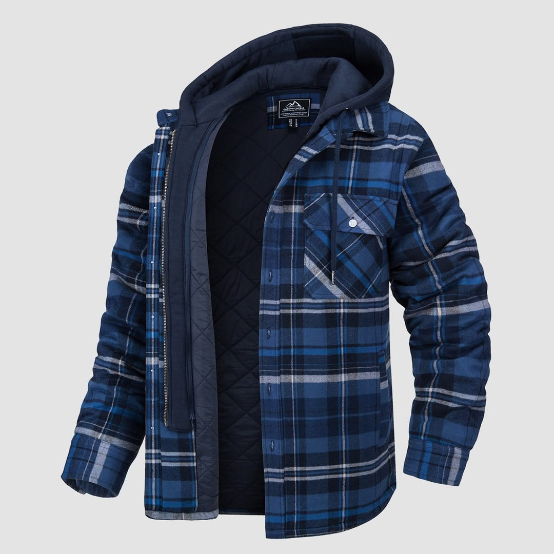 Harry Jacket Flannel with Removable Hood