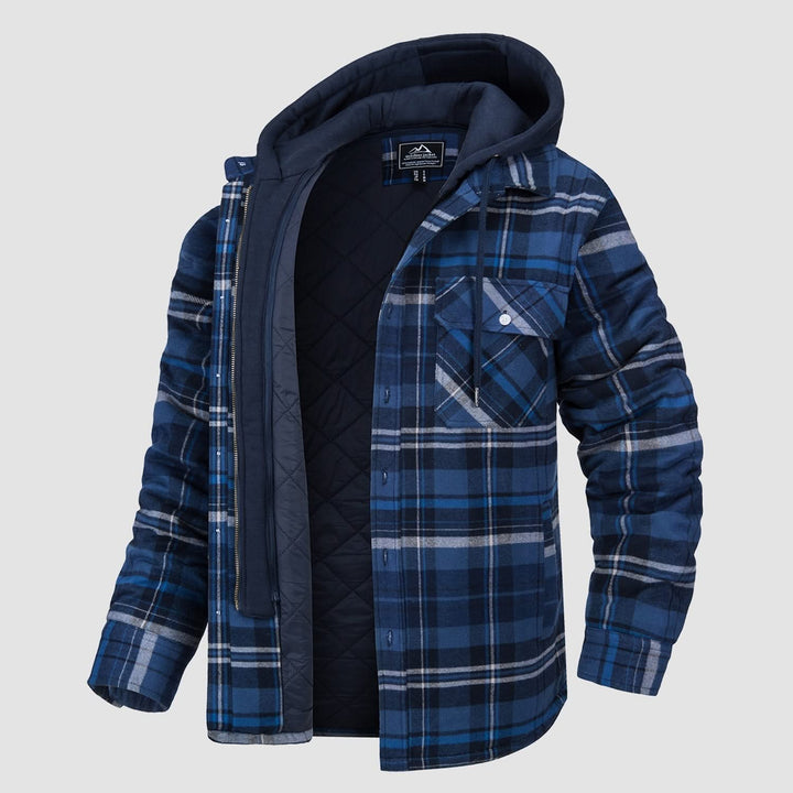 Harry Jacket Flannel with Removable Hood