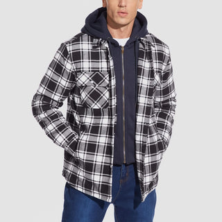 Harry Jacket Flannel with Removable Hood