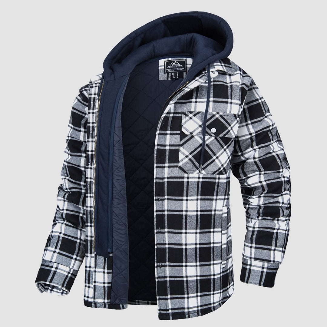 Harry Jacket Flannel with Removable Hood