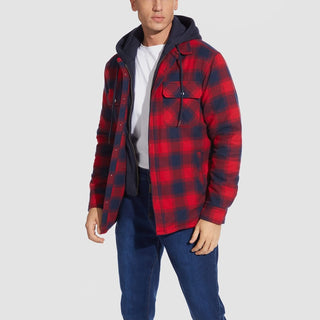 Harry Jacket Flannel with Removable Hood