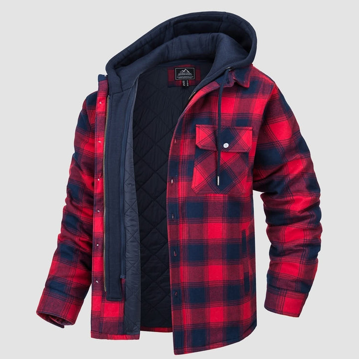 Harry Jacket Flannel with Removable Hood