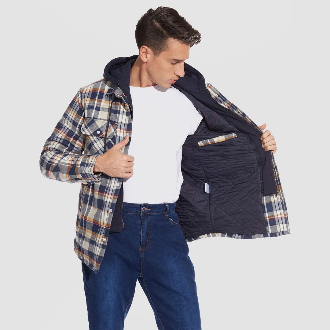 Harry Jacket Flannel with Removable Hood