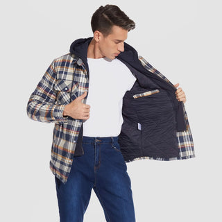 Harry Jacket Flannel with Removable Hood
