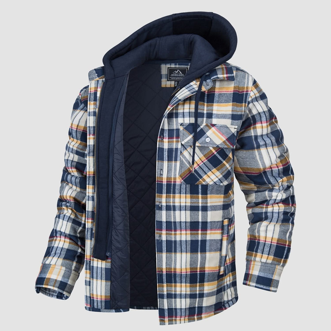 Harry Jacket Flannel with Removable Hood
