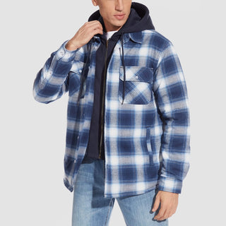 Harry Jacket Flannel with Removable Hood