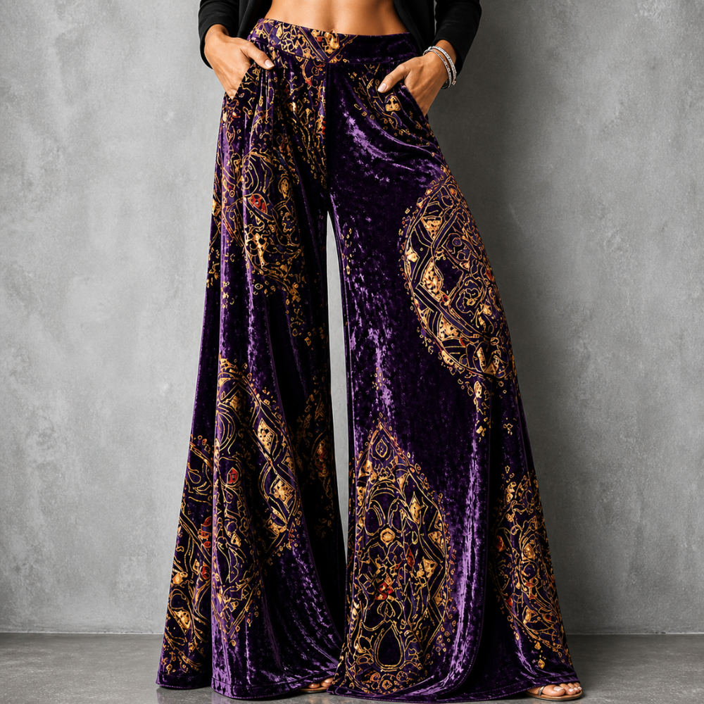 Lucy Boho Wide Leg Pants