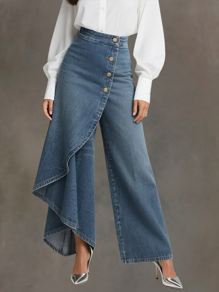 Reya High Waisted Wide Leg Jeans