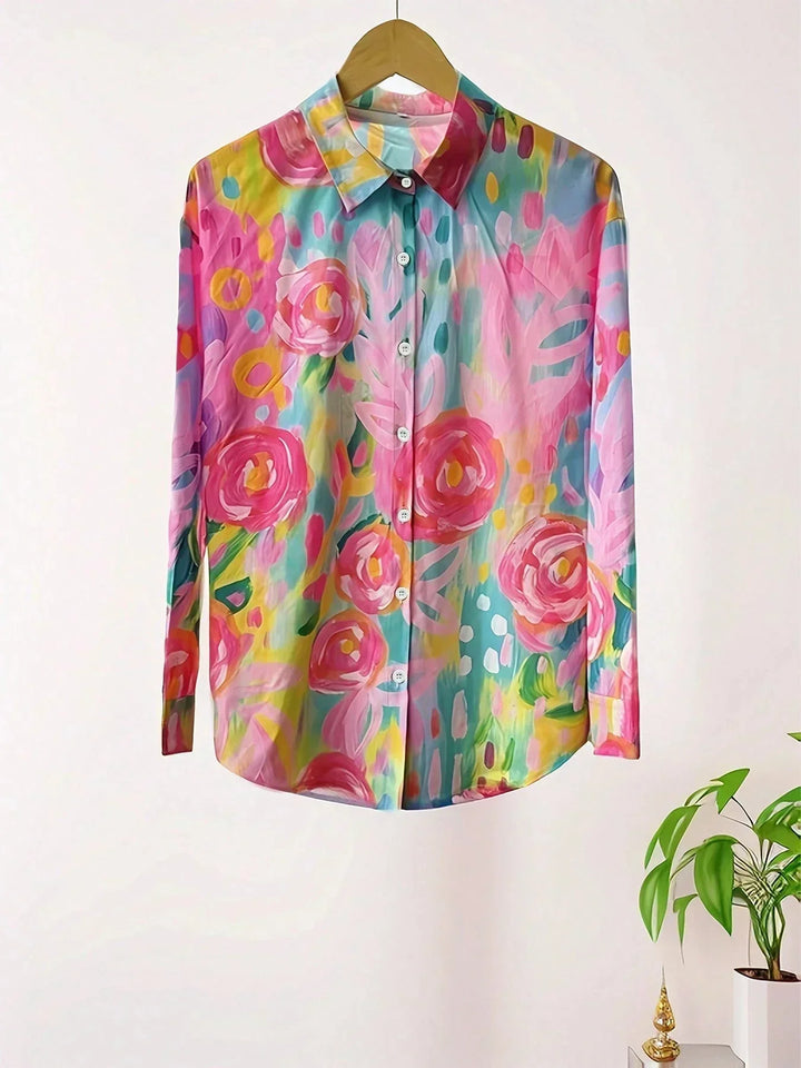 Alerry Colorful Pattern Blouse