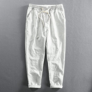 Rocco Striped Linen Pants
