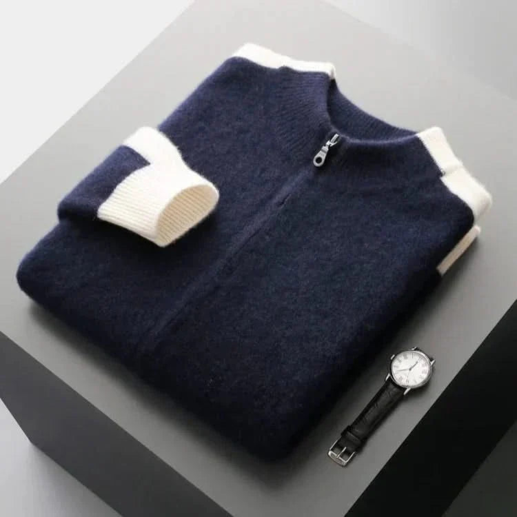 Ferrara Cashmere Zip Through Jacket