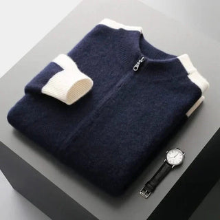 Ferrara Cashmere Zip Through Jacket