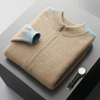 Ferrara Cashmere Zip Through Jacket