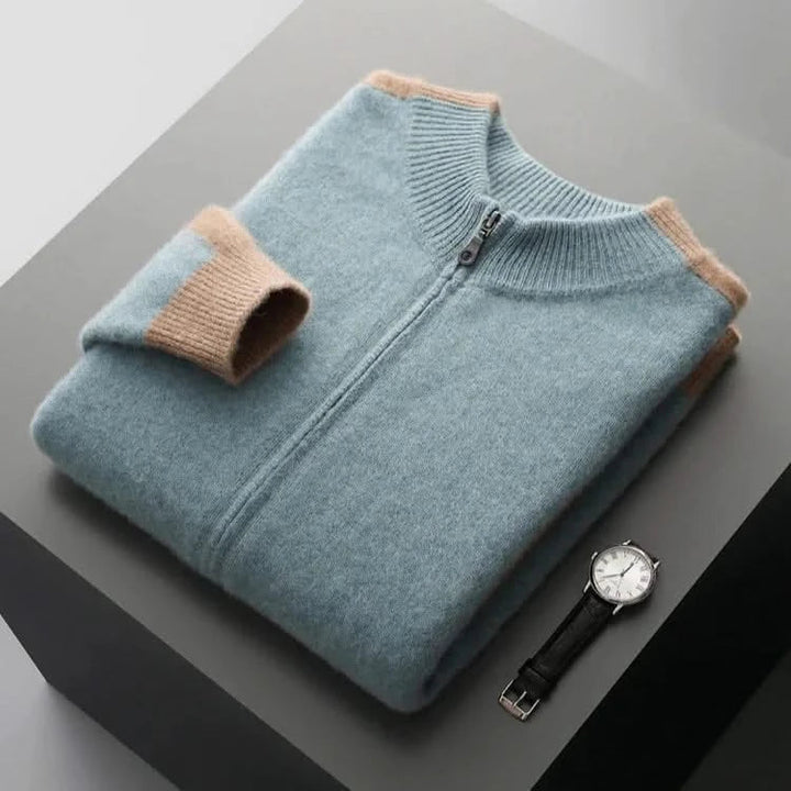 Ferrara Cashmere Zip Through Jacket