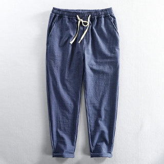 Rocco Striped Linen Pants