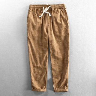 Rocco Striped Linen Pants