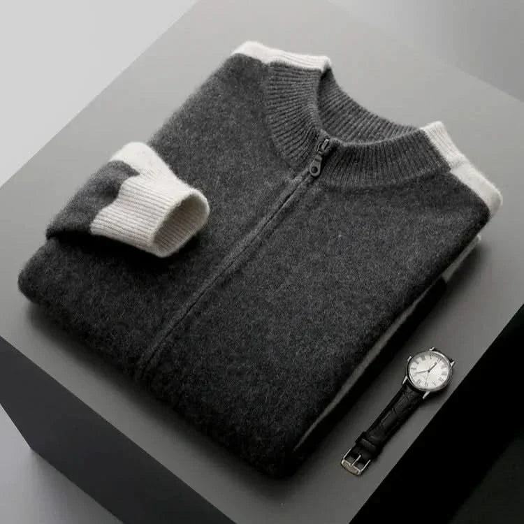 Ferrara Cashmere Zip Through Jacket
