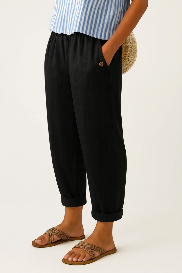 Romina Timeless Linen Cotton Trousers