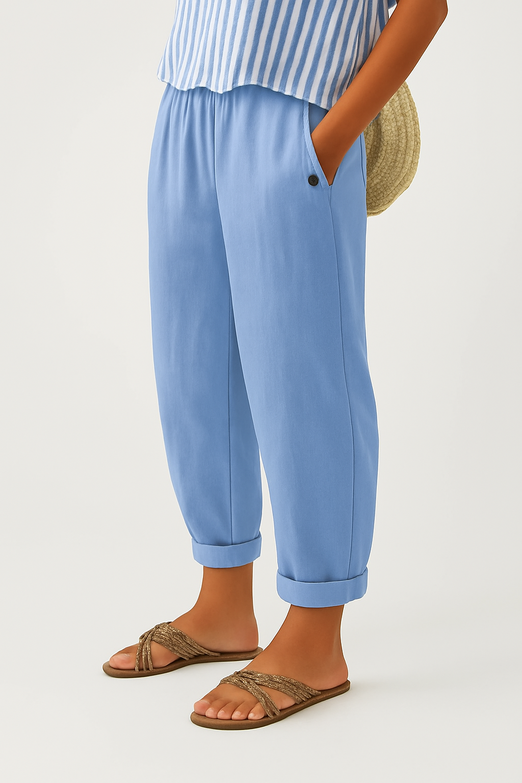 Romina Timeless Linen Cotton Trousers