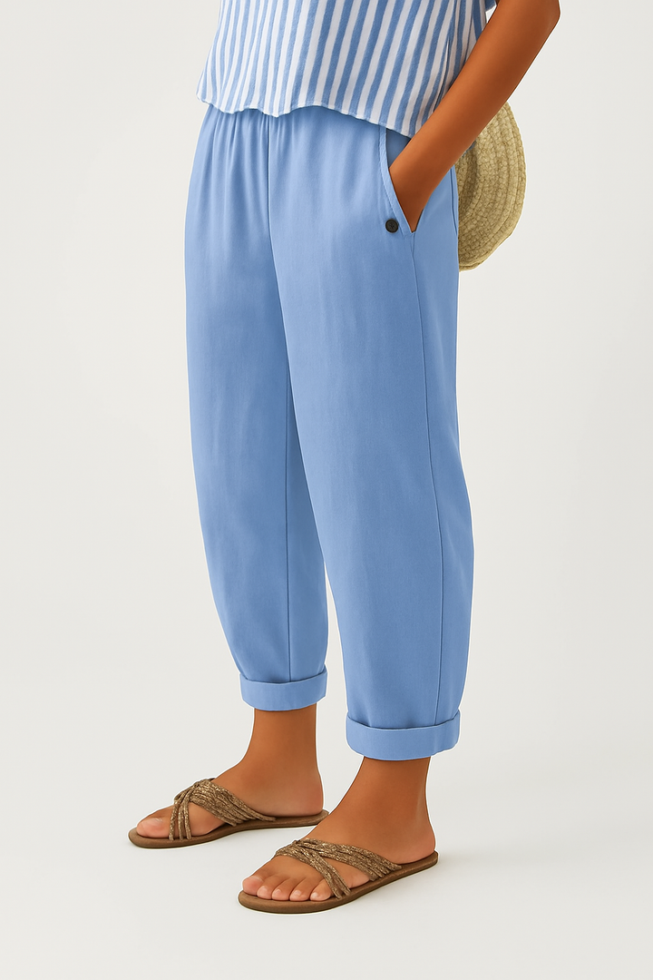 Romina Timeless Linen Cotton Trousers