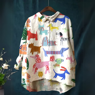 Elsia Stylish Everyday Shirt with Pattern