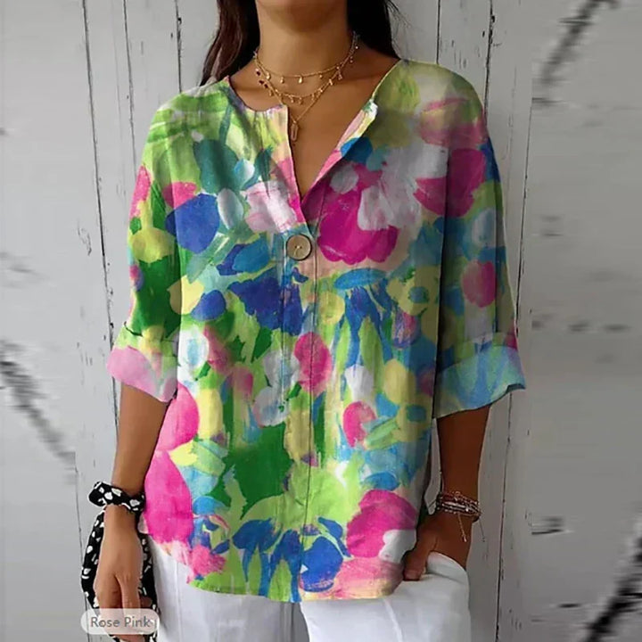 Dannika Lightweight Floral Blouse