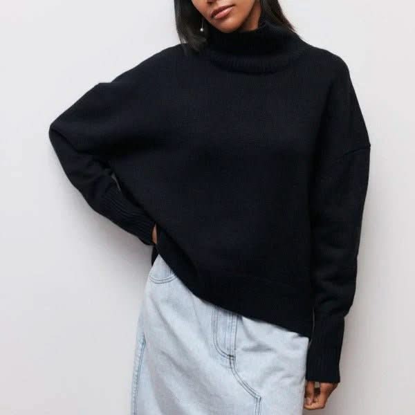 Aria Oversized Turtleneck Sweater