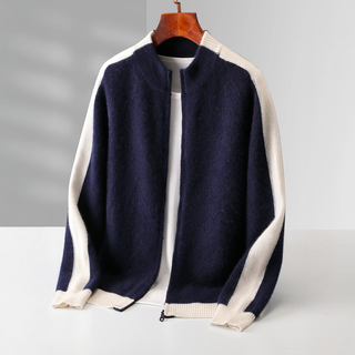 Ferrara Cashmere Zip Through Jacket