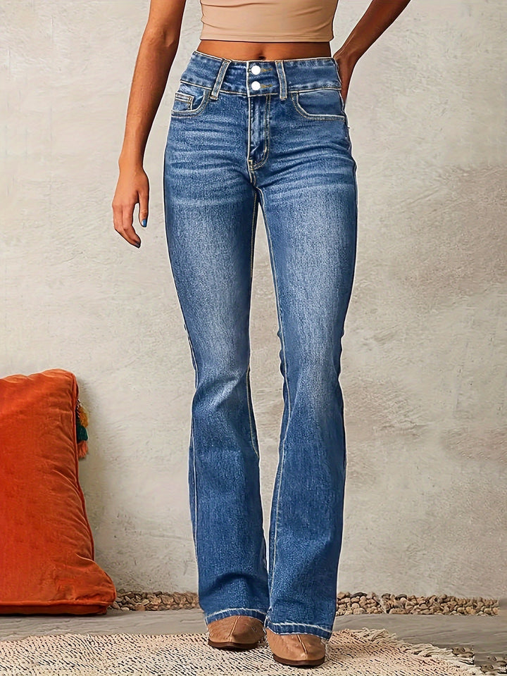 Tierra High Waisted Skinny Jeans with Zipper Detail