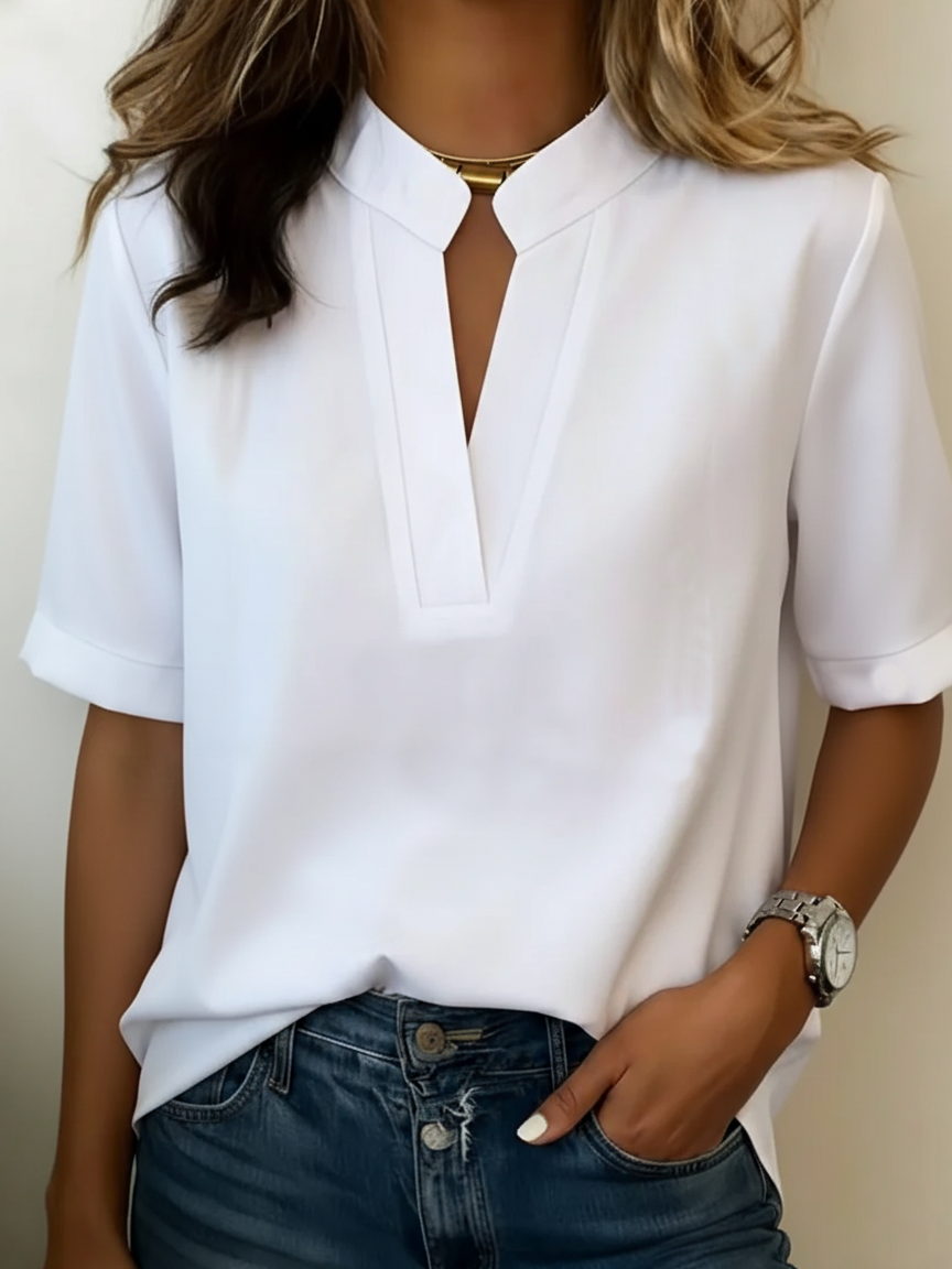 Maddie Relaxed Short Sleeved Shirt