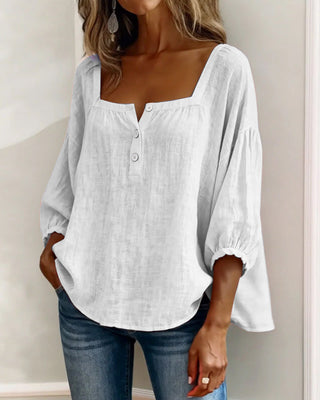 Fiona Breezy Cotton Linen Blouse