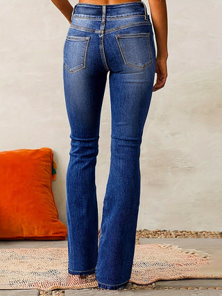 Tierra High Waisted Skinny Jeans with Zipper Detail