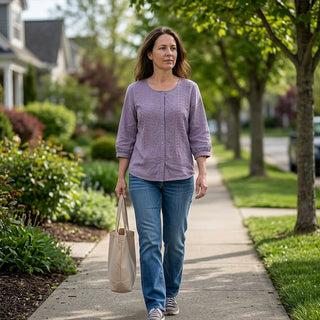 Lorrie Embroidered Cotton and Linen Blouse