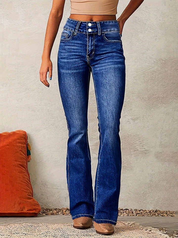 Tierra High Waisted Skinny Jeans with Zipper Detail