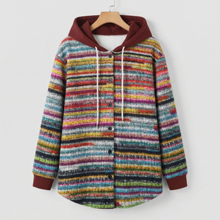Highland Plaid Hooded Coat