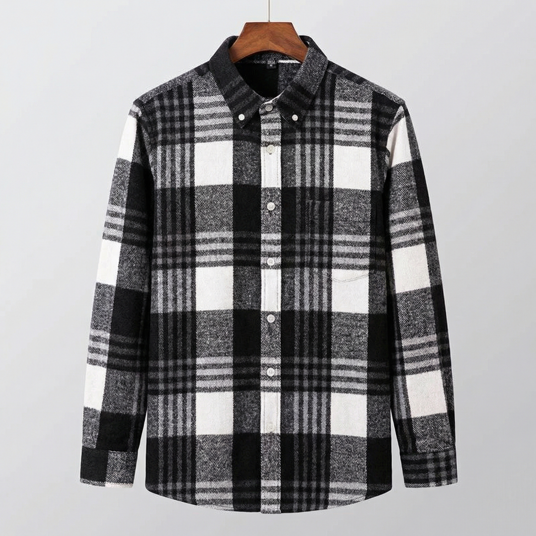 Grayson Cotton Flannel Shirt