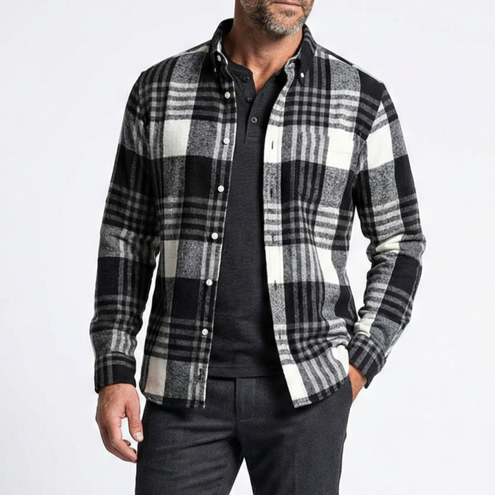 Grayson Cotton Flannel Shirt