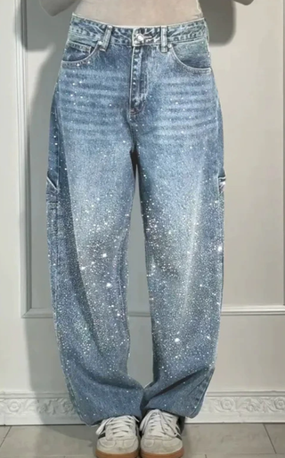 Tesse Balloon Denim Pants for Effortless Movement