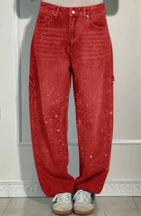 Tesse Balloon Denim Pants for Effortless Movement