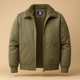 Graham Fleece Bomber Jacket