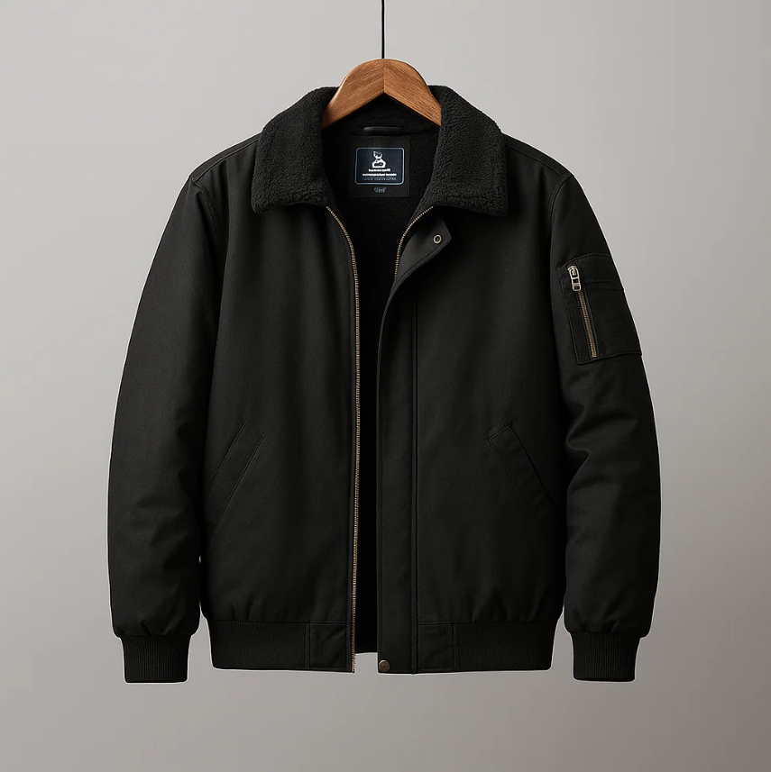 Graham Fleece Bomber Jacket