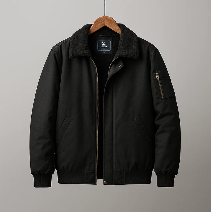 Graham Fleece Bomber Jacket