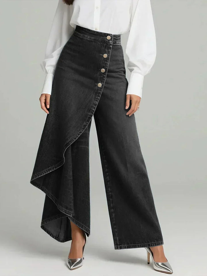 Reya High Waisted Wide Leg Jeans