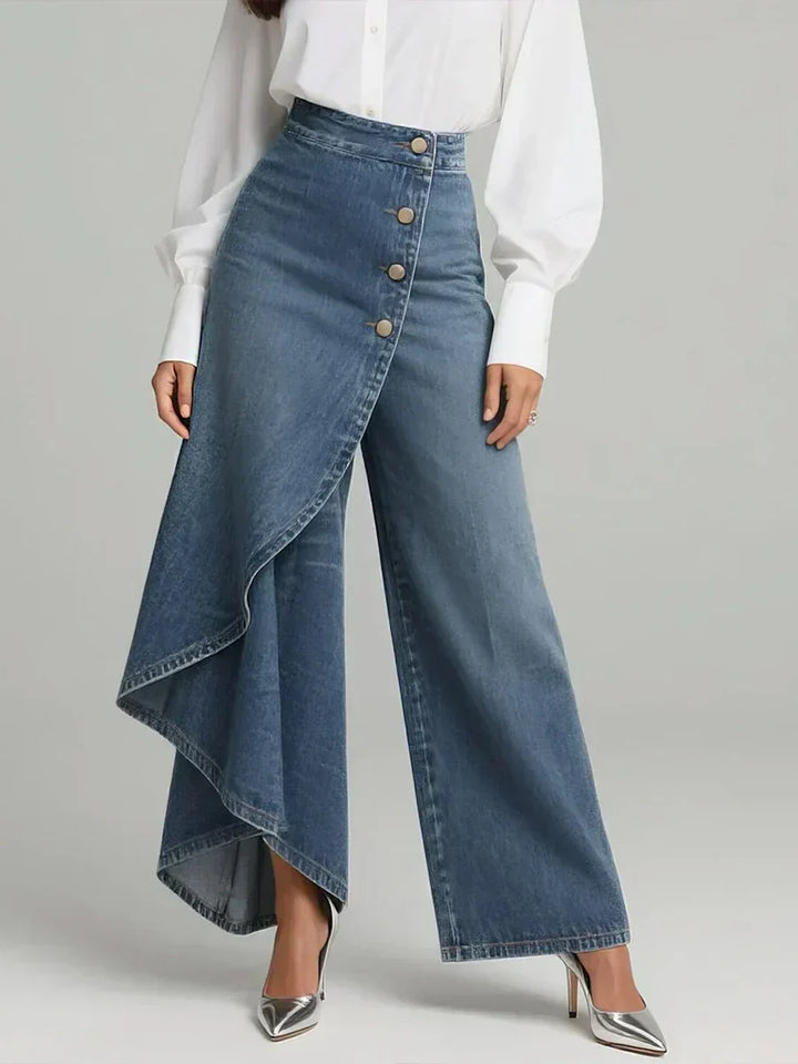 Reya High Waisted Wide Leg Jeans